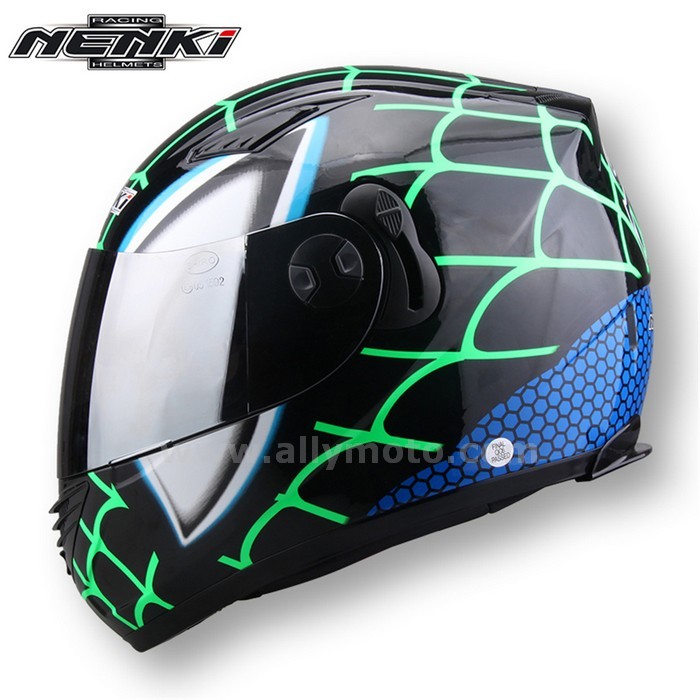 129 Full Face Helmet Street Touring Motorbike Riding Racing Dual Visor Sun Shield Lens